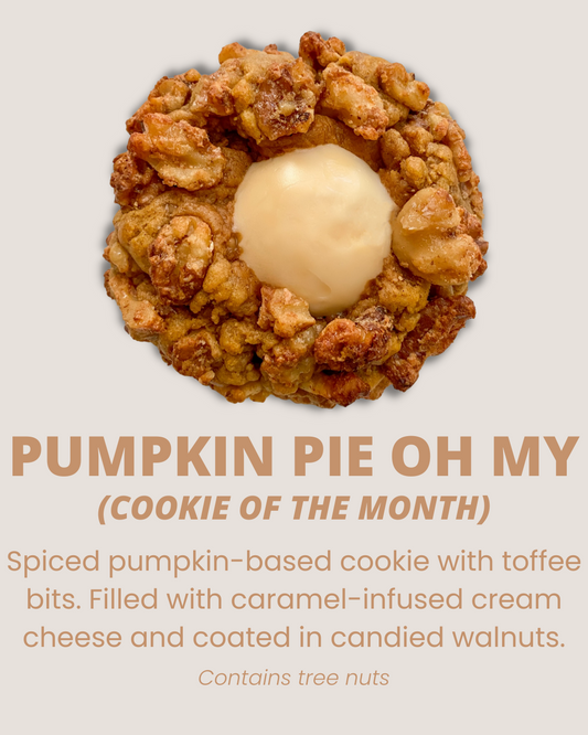 Pumpkin Pie Oh My (Cookie of the Month)