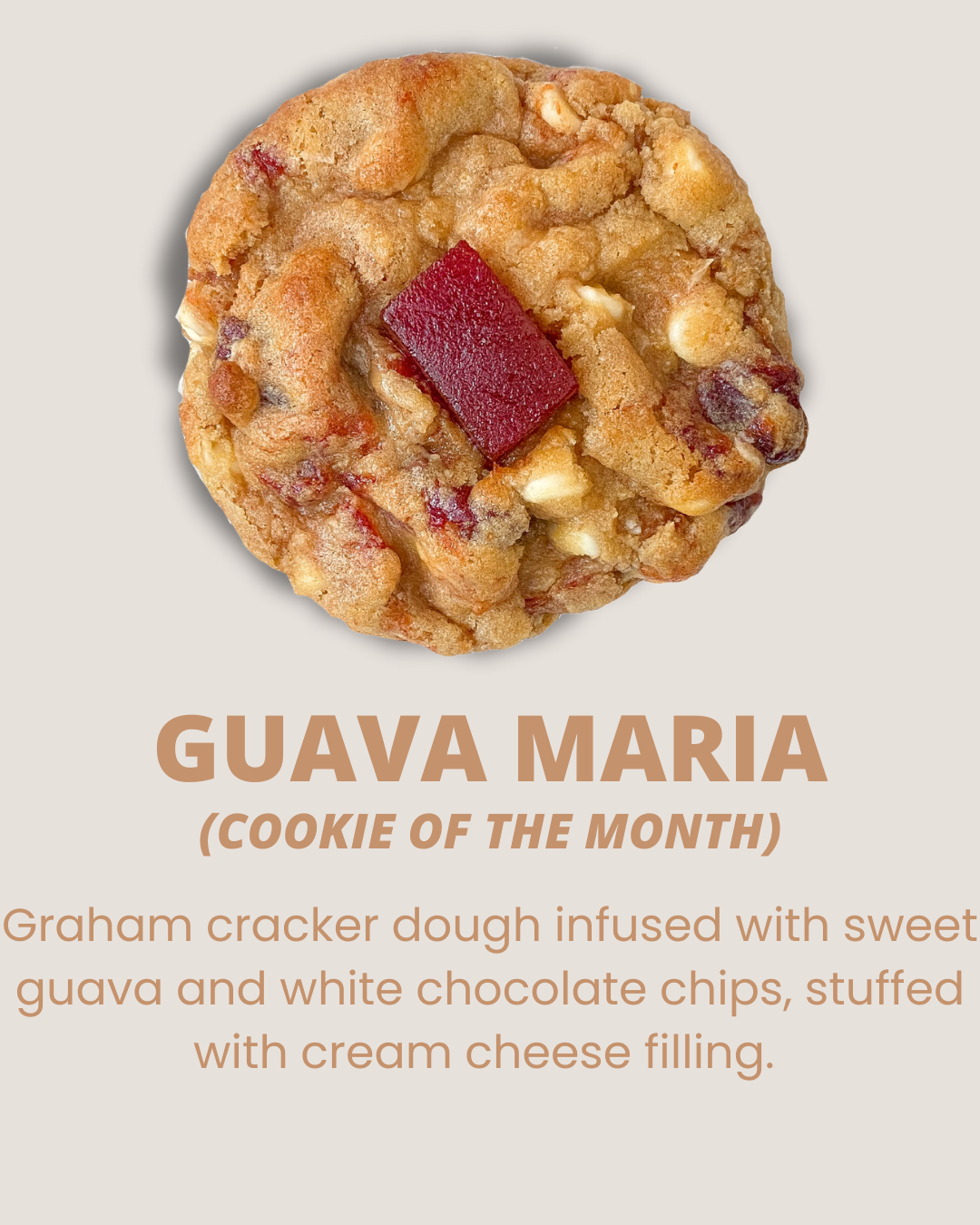 guava stuffed cookie