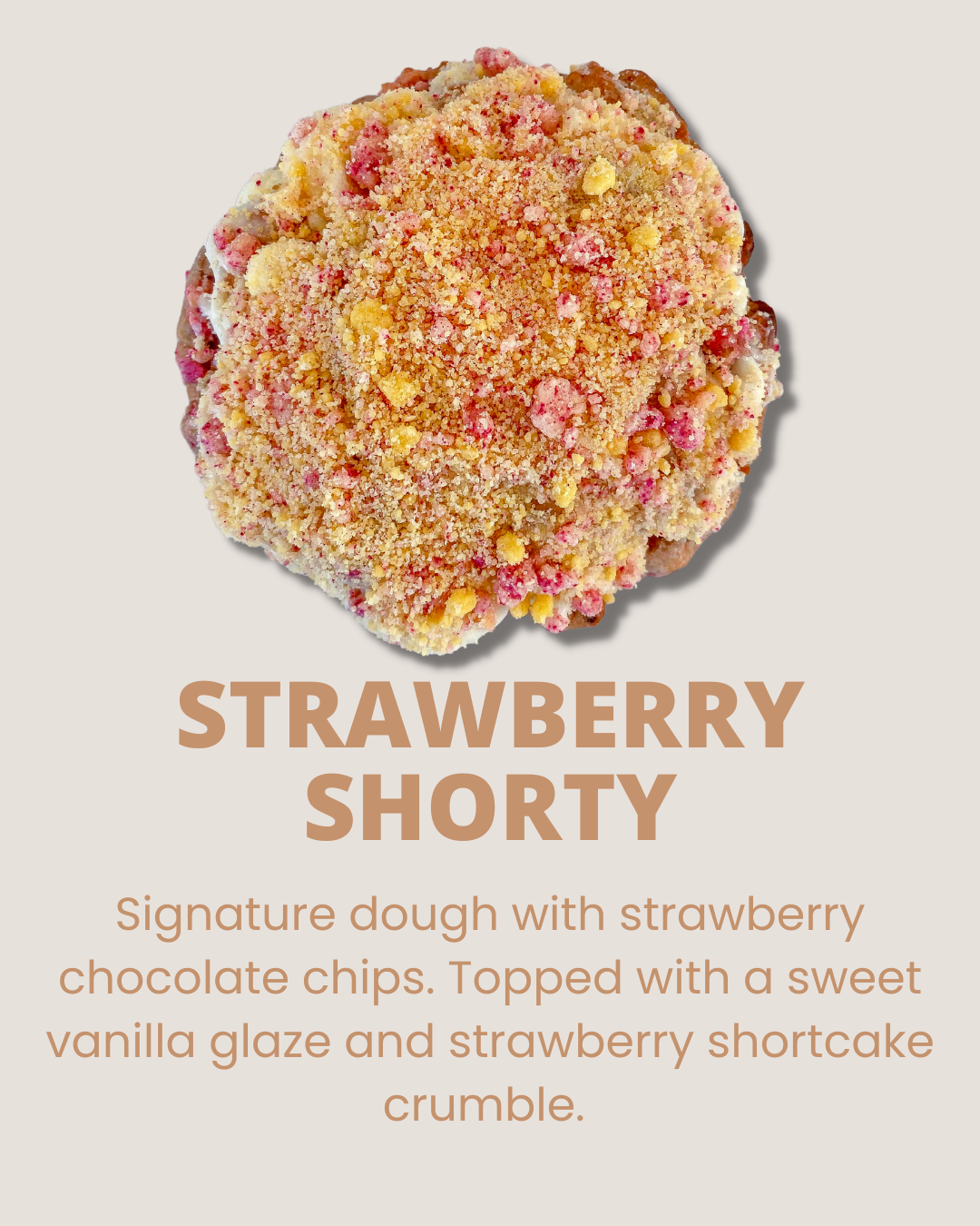 strawberry shortcake valentine cookie
