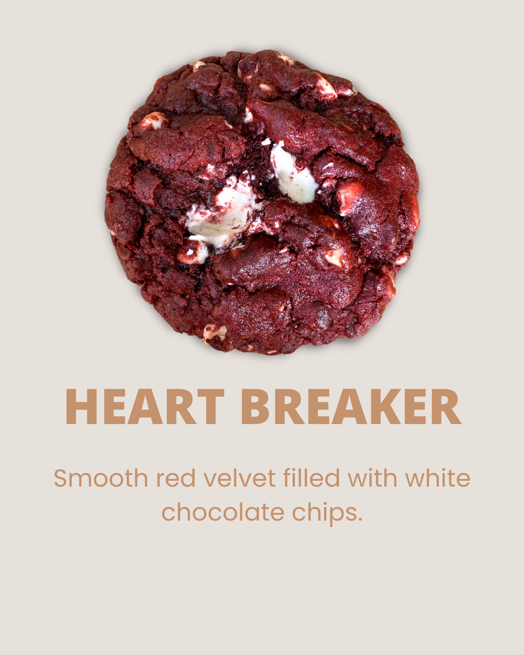 red velvet valentine cookie