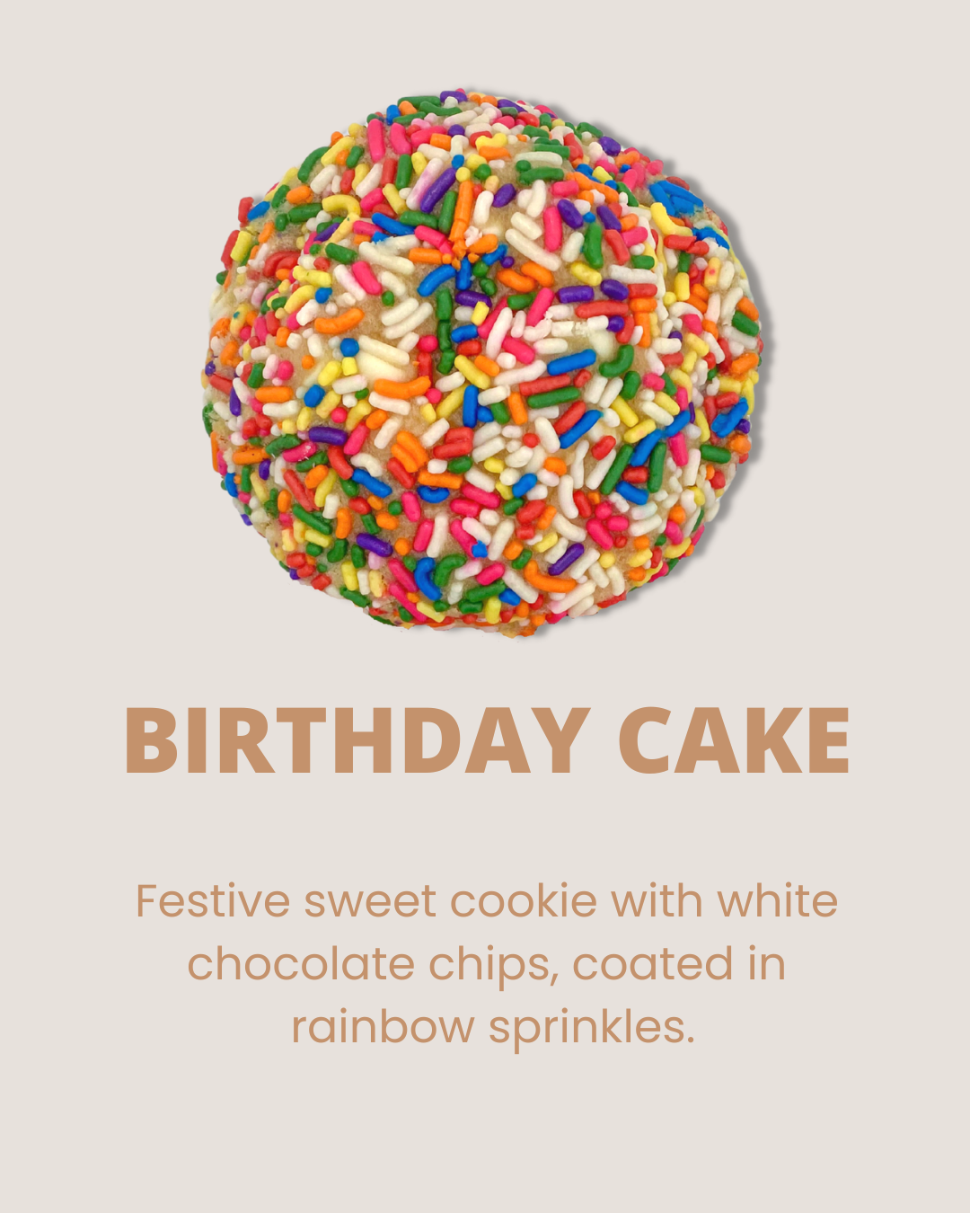 birthday sprinkle sugar cookie